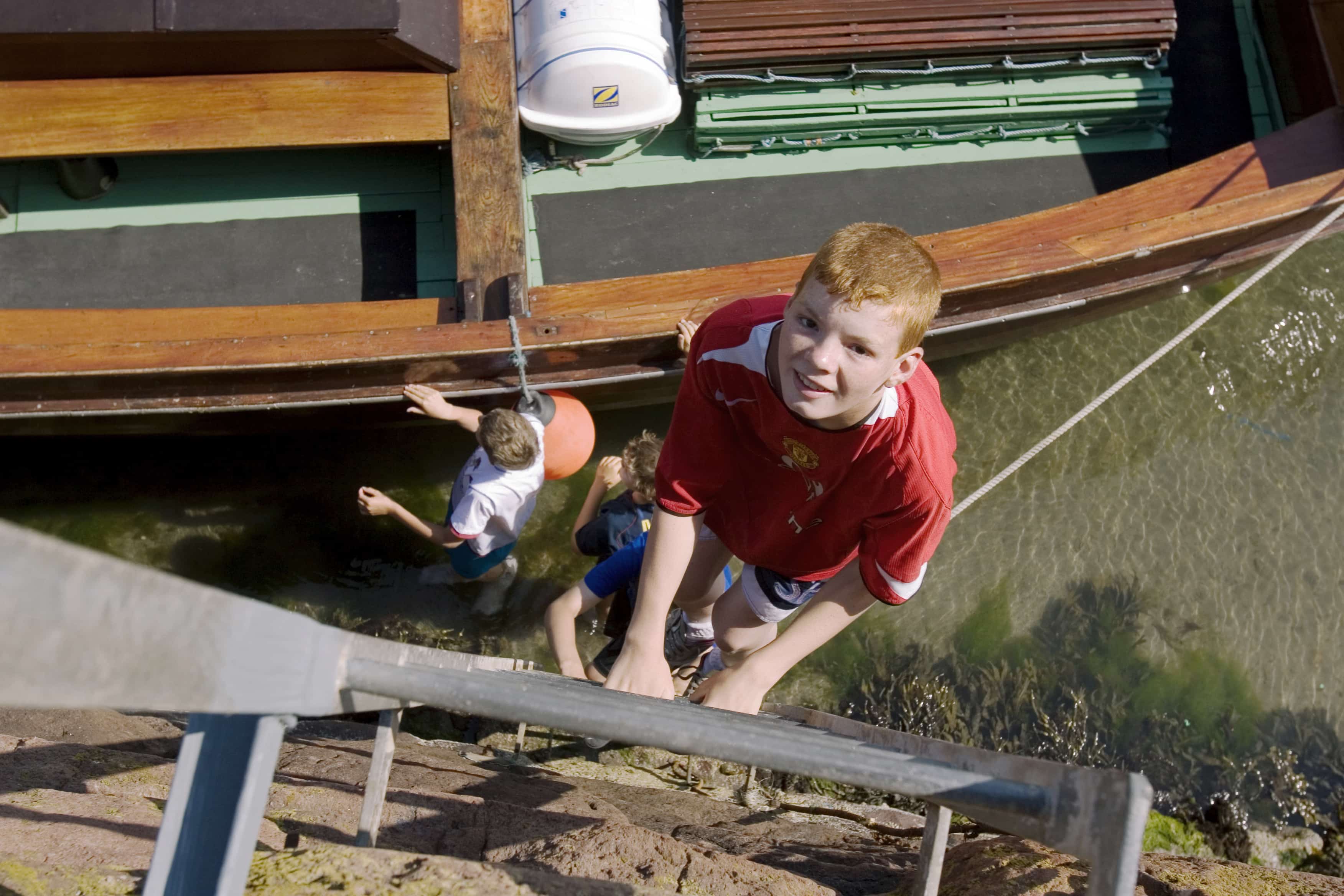 Boys, North Berwick Scotland