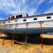 Waiting for/tendering back to the Star Flyer, Bahia Potrero, Costa Rica, March 15, 2013.