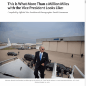This is What More Than a Million Miles with the Vice President Looks Like (Medium.com)
